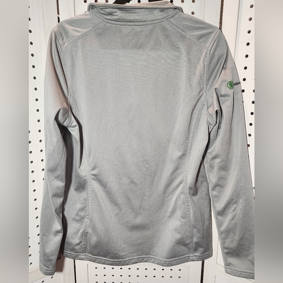 The North Face Pullover Jacket 1/4 Zipper Logo Large Gray Branded - Picture 7 of 8